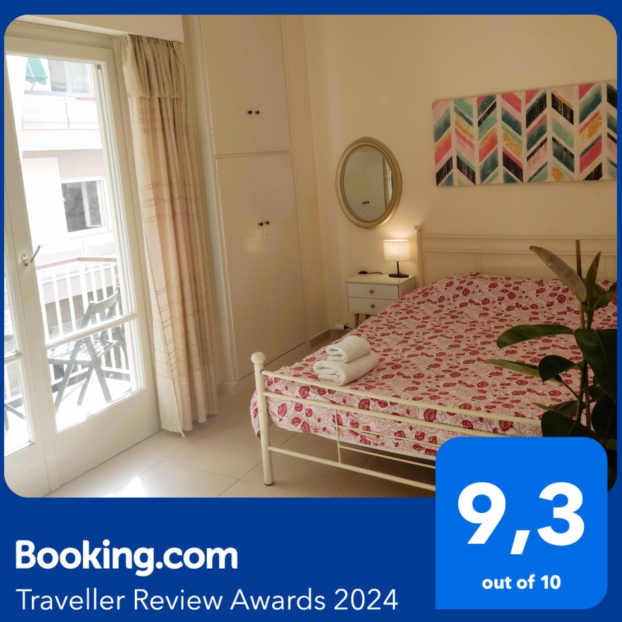 Next To Metro! Bright Apartment With Fully Equipped Kitchen Athén Kültér fotó